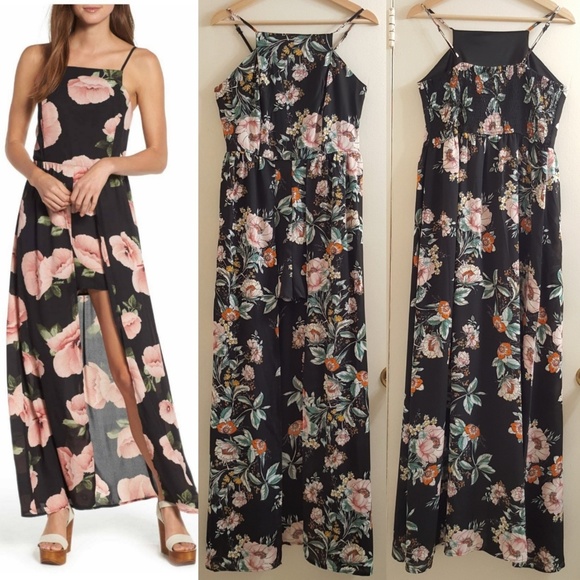 floral maxi jumpsuit